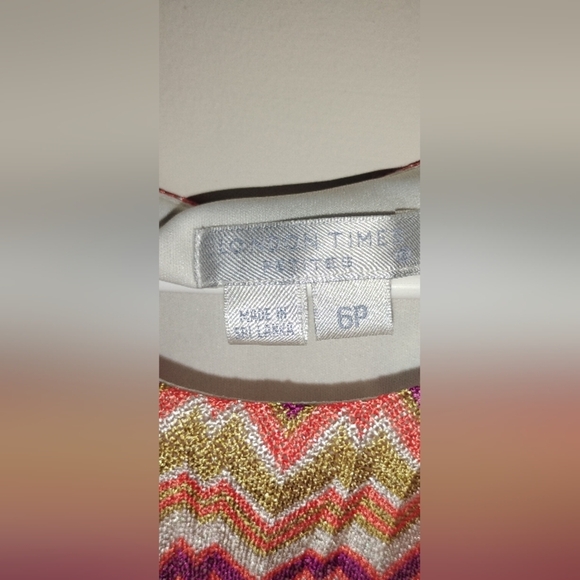 London Times Womens Dress 6P Petite Multicolor Lined Round Neck Pullover - Picture 4 of 13